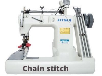 chain stitch type of sewing machine and its function