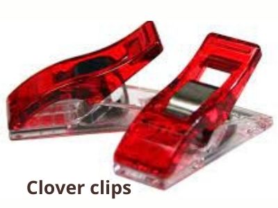 clover clips begineer tool for quilting