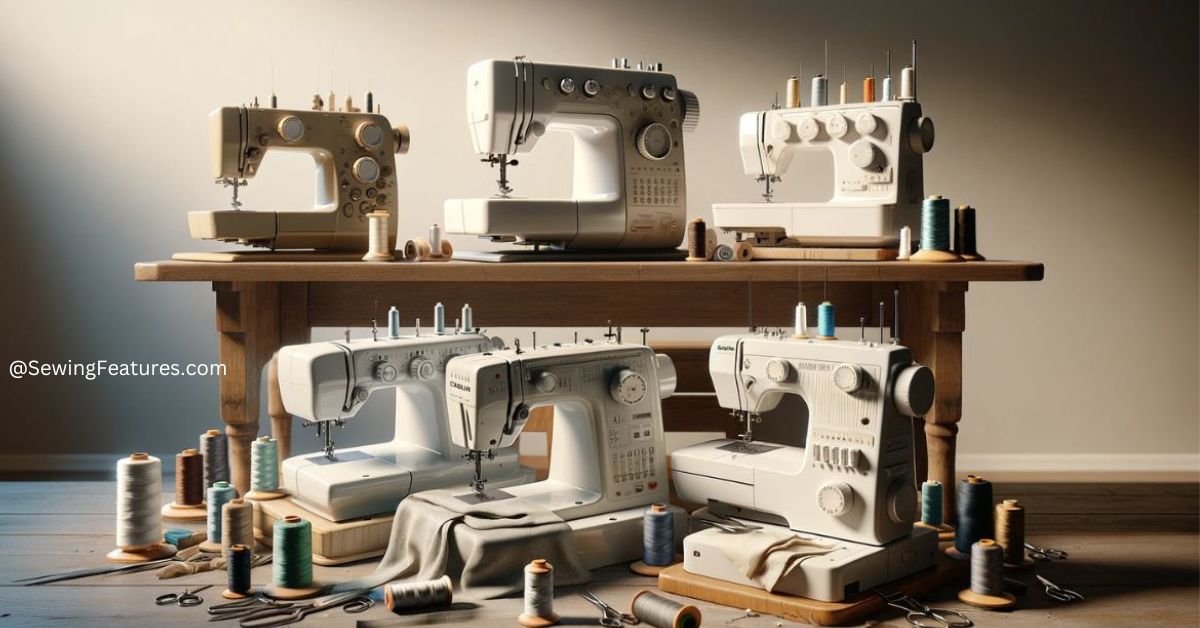 Different types of sewing machine