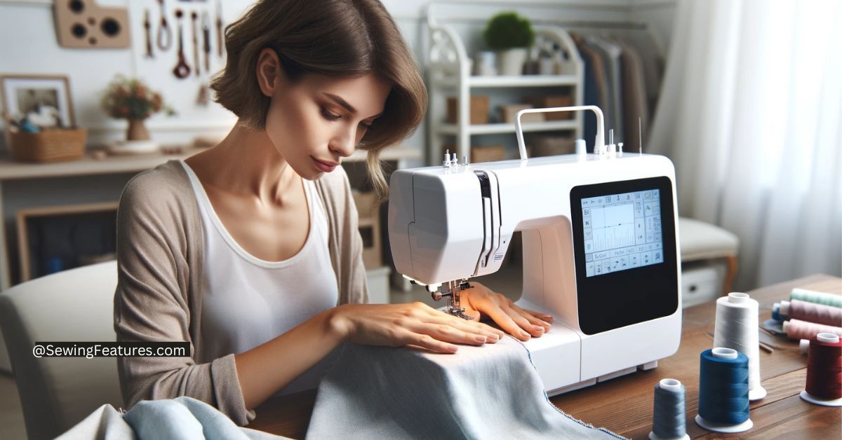 How does a sewing machine work